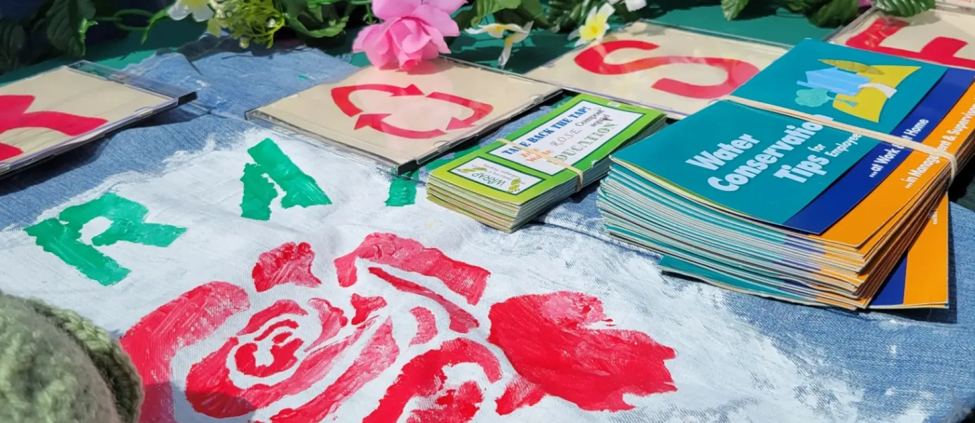 Photo of Reusable Office Supply and Exchange tabling display