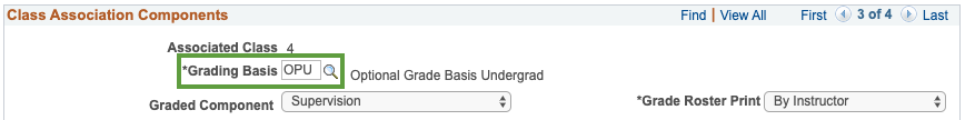 Grading Basis