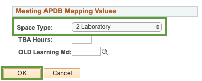 Meeting APDB Mapping Values