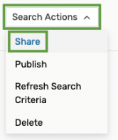 Search actions