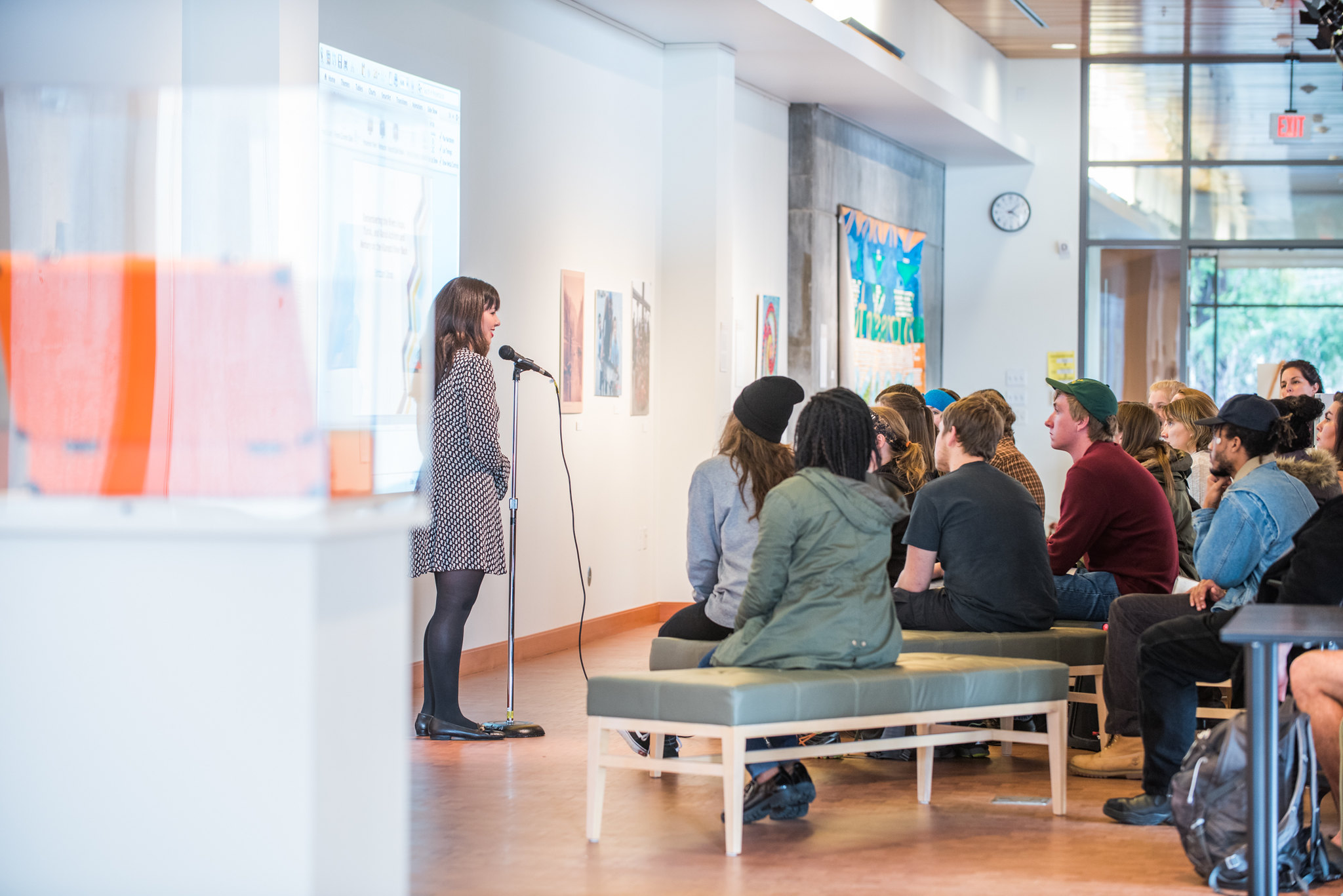 Presentation at Goudi'ni Native American Arts Gallery