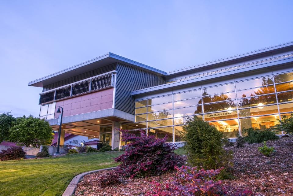 Exterior shot of campus building