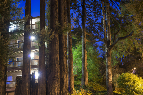 Student Housing at night