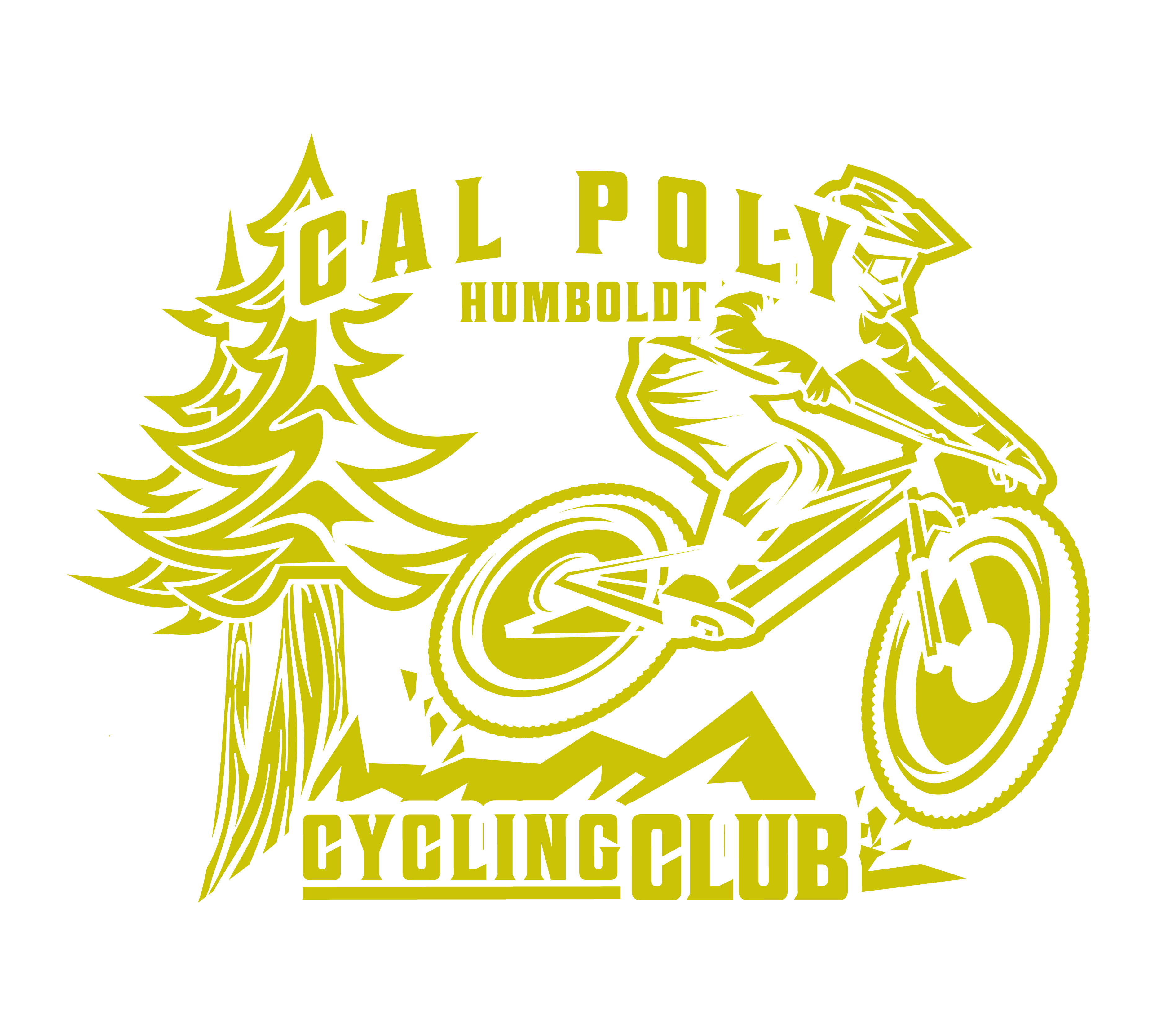 Cal poly cycling club logo