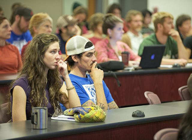 Students in lecture