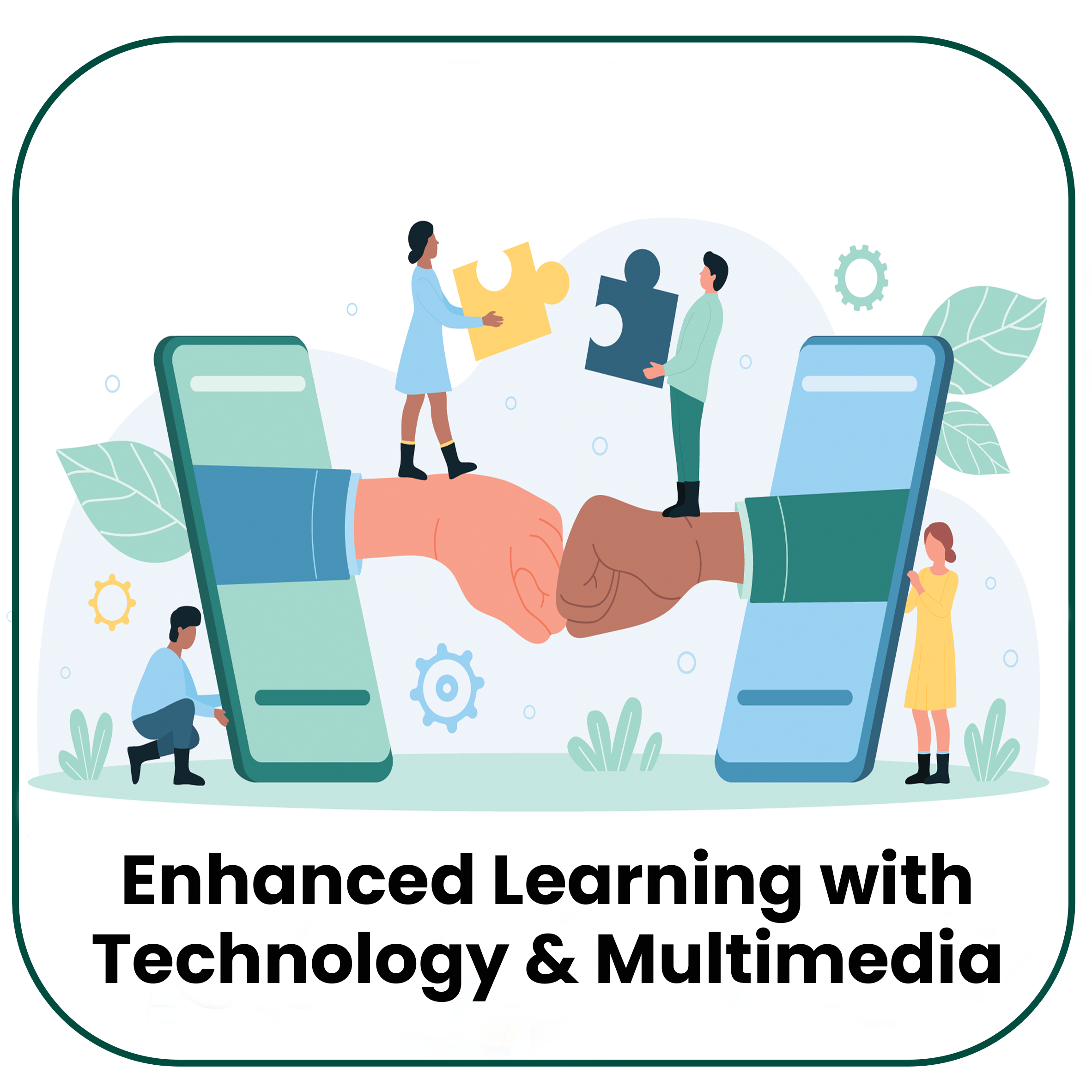 Enhanced Learning with Technology & Multimedia clipart