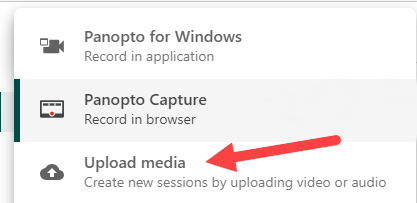 upload media button highlighted 