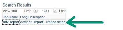 limited fields button highlighted