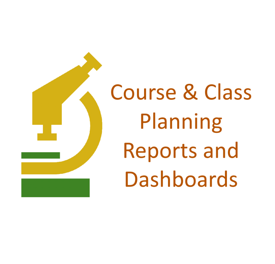 Course & Class Planning Reports and Dashboards