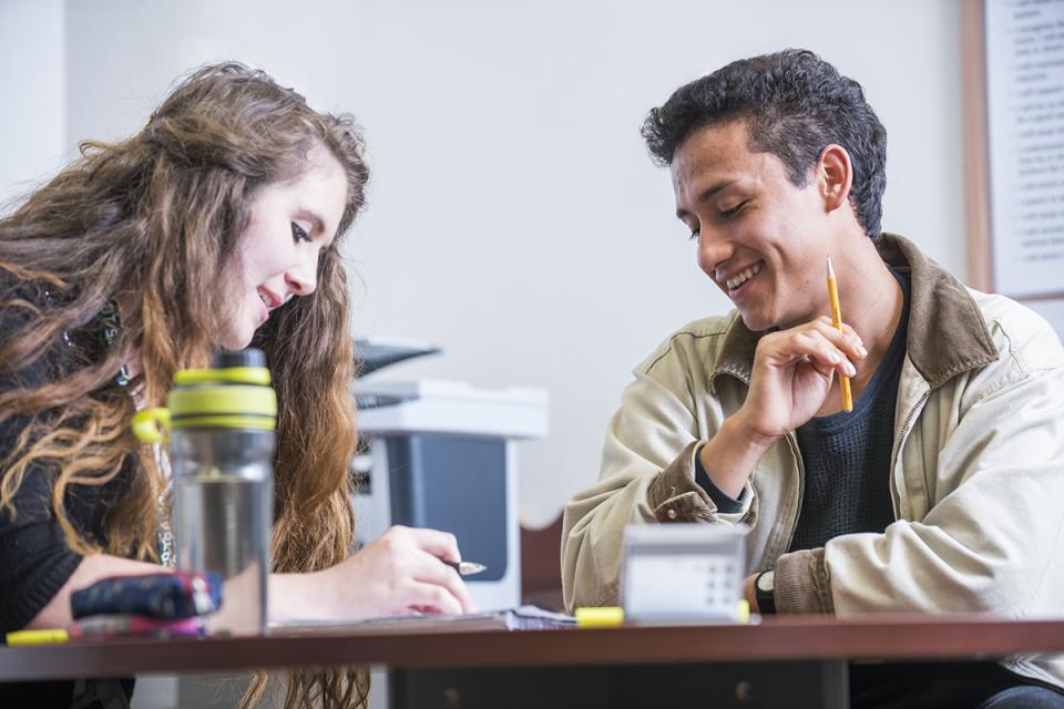 Student Studying