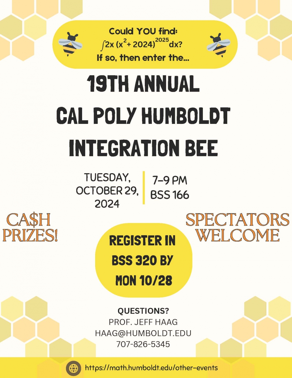 integration bee flyer