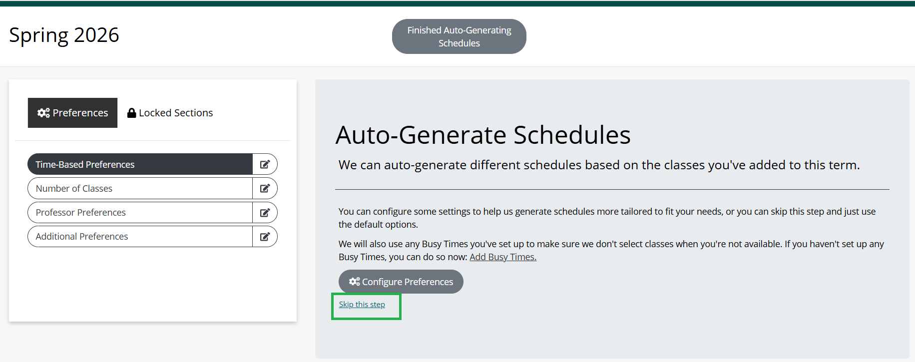 Auto generate