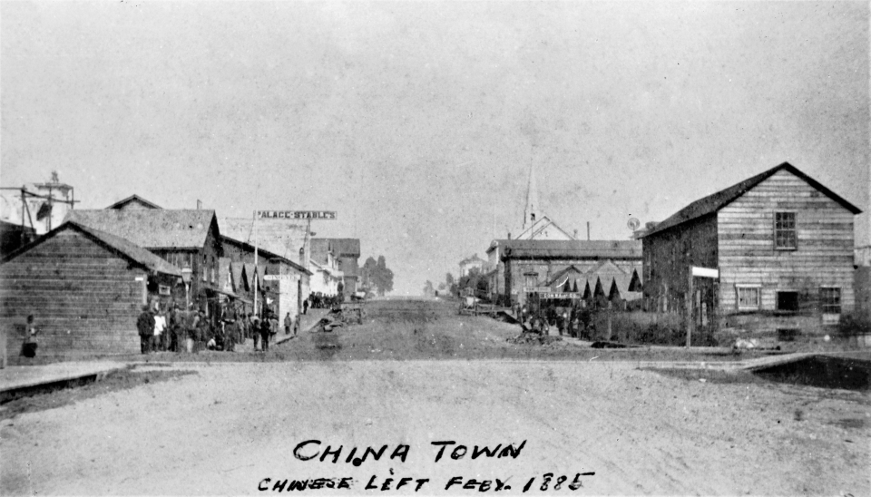 1885 Pre Expulsion Chinatown - Clarke Museum