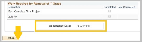 Acceptance Date location