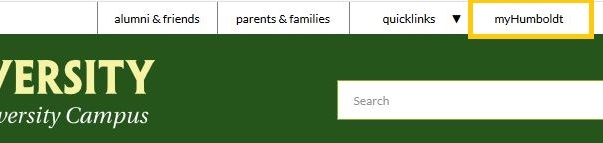 MyHumboldt tab button