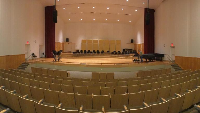 A large recital hall