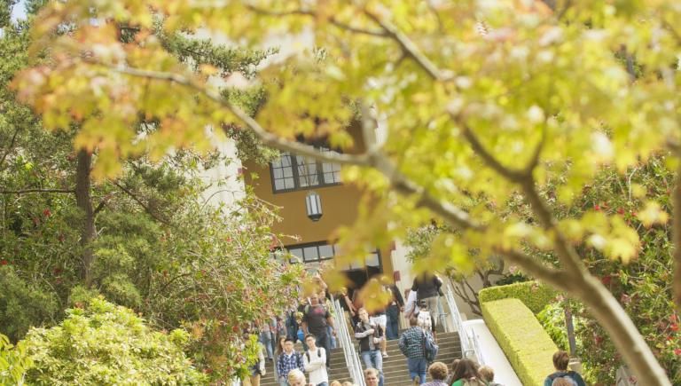 Stairs to Founders Hall