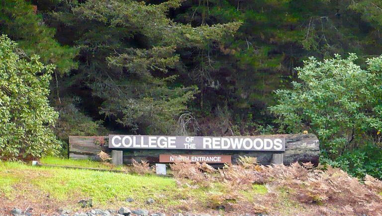 North entrance of College of the Redwoods