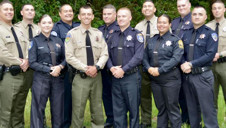 Police academy graduates, College of the Redwoods