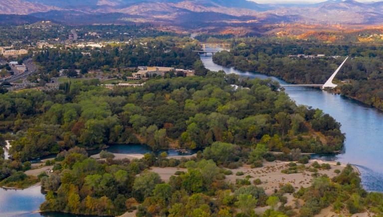 View of Redding, California