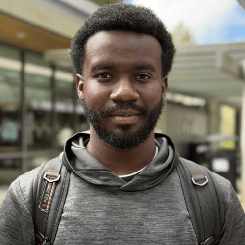 Photo of student staff Troy.