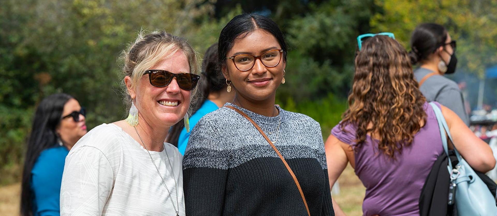 Students at event