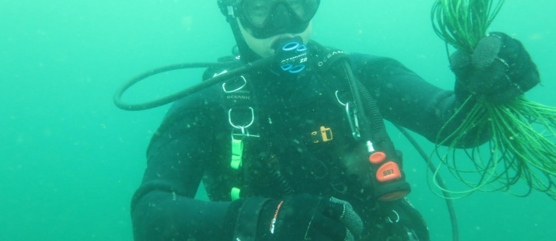 scuba diver underwater