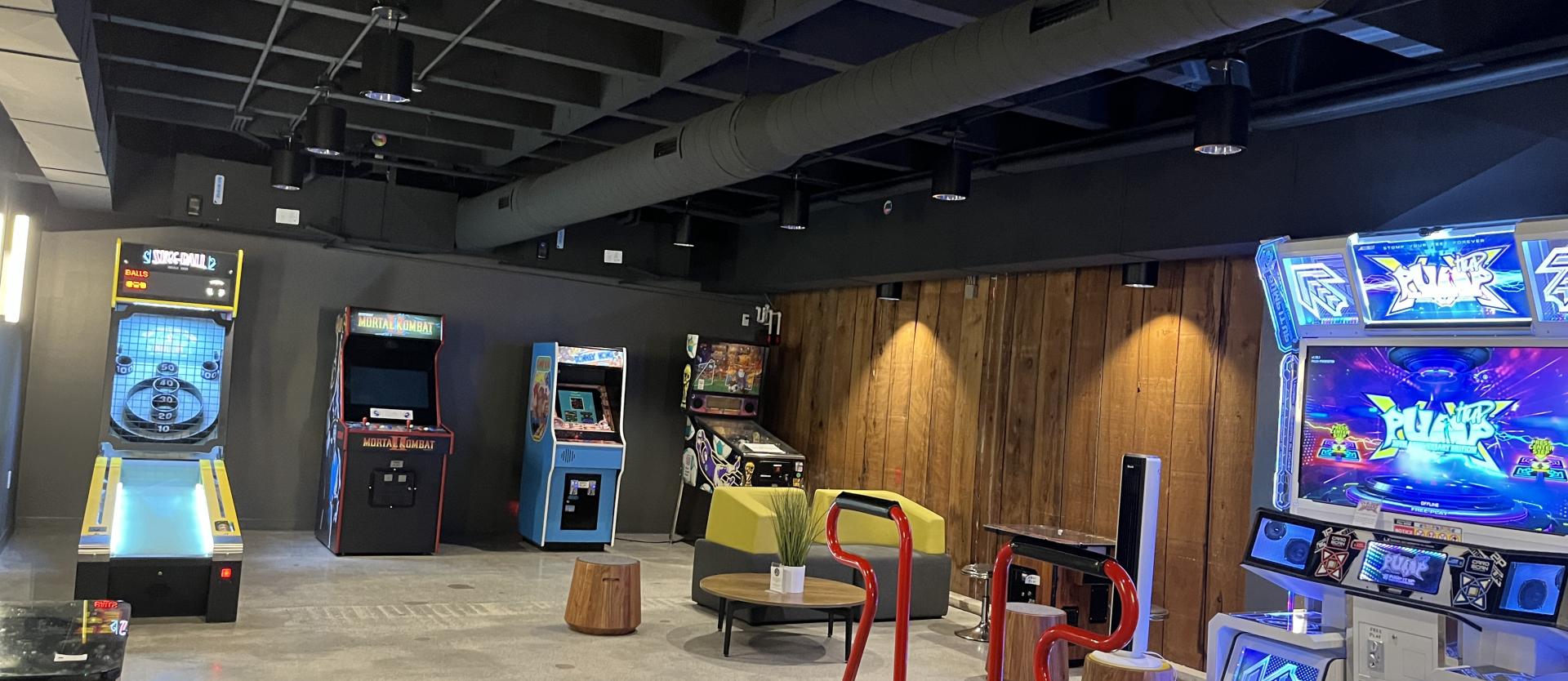 Image of the Arcade Lounge in the Student Activities Center