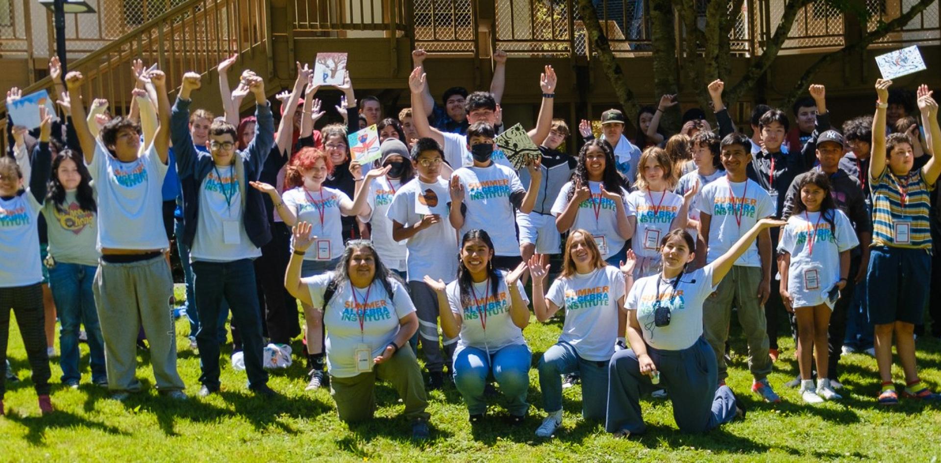 Students at 2024 CSU Summer Algebra Institute