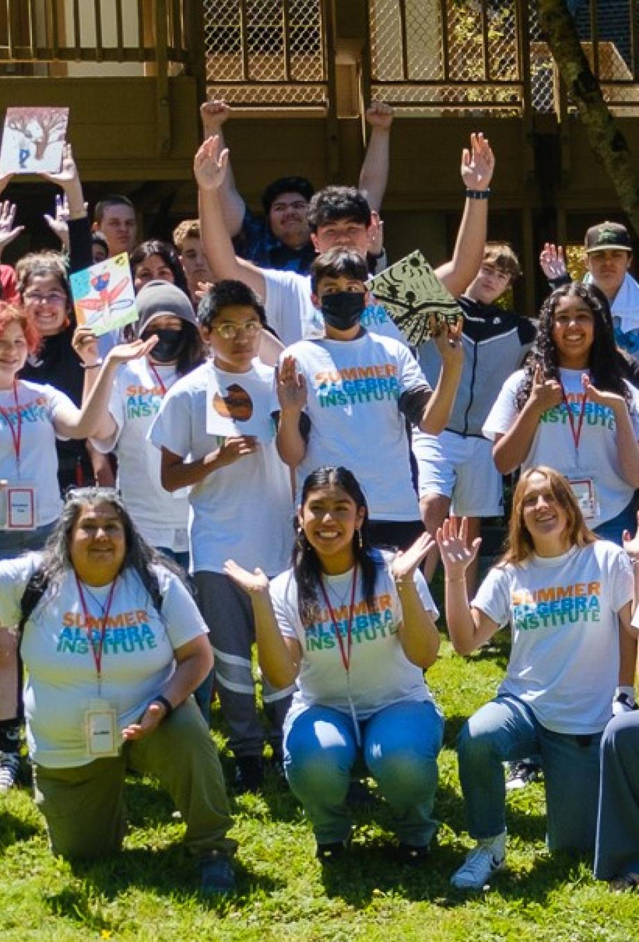 Students at 2024 CSU Summer Algebra Institute