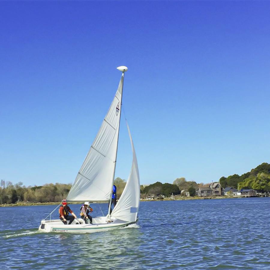 sailboat on Humboldt Bay