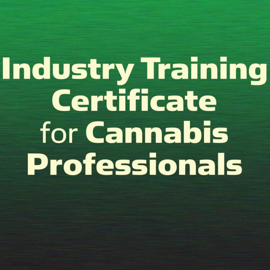 Industry Training Certificate for Cannabis Professionals