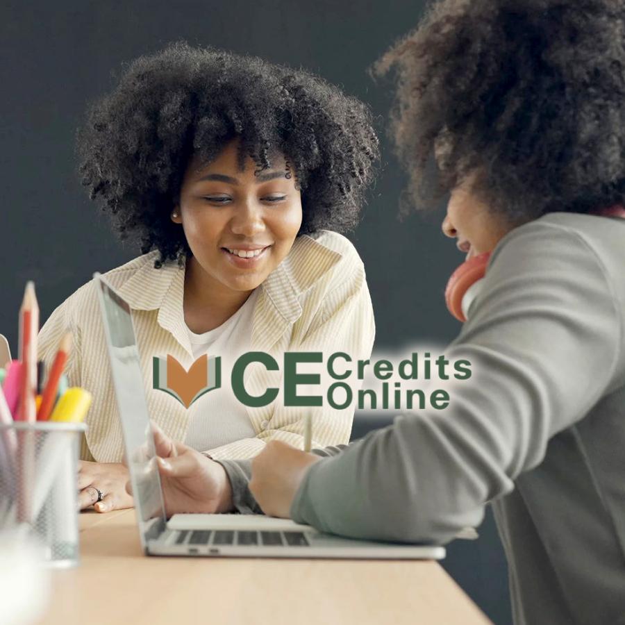 CE Credits Online - two women on laptop