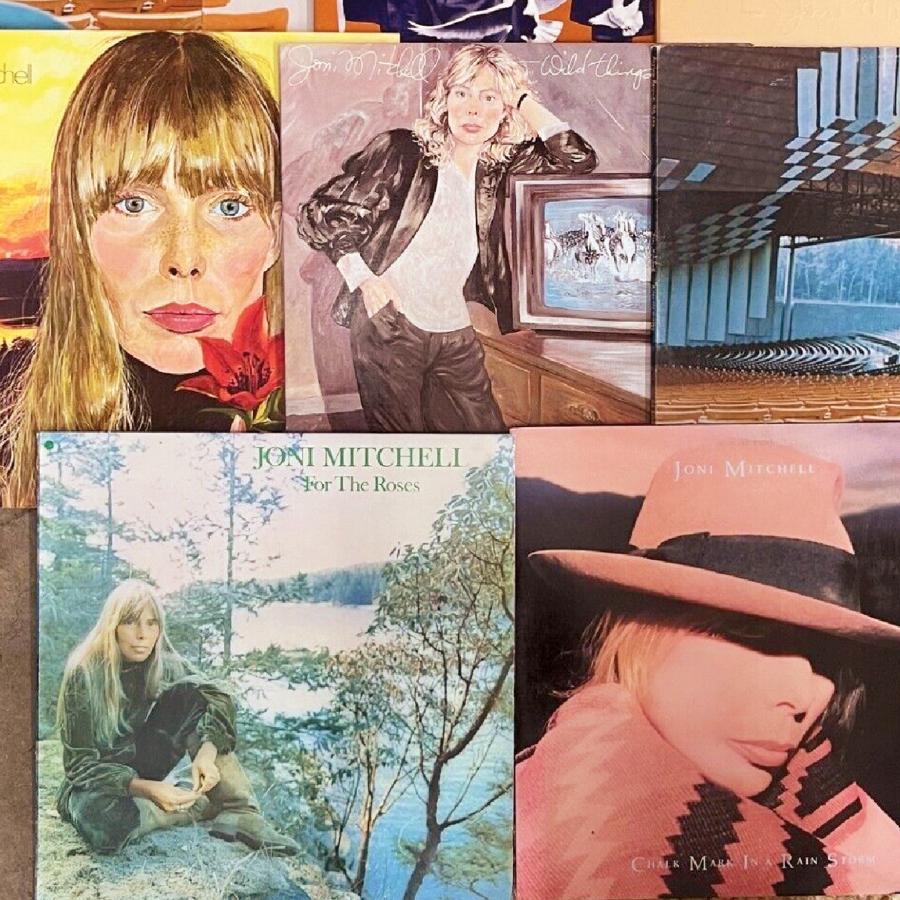 Joni Mitchell record album covers