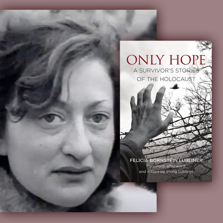 Book cover of "Only Hope" and the face of its author Book cover of "Only Hope" and the face of its author