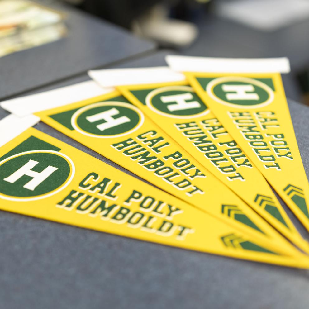 Cal Poly Humboldt flags