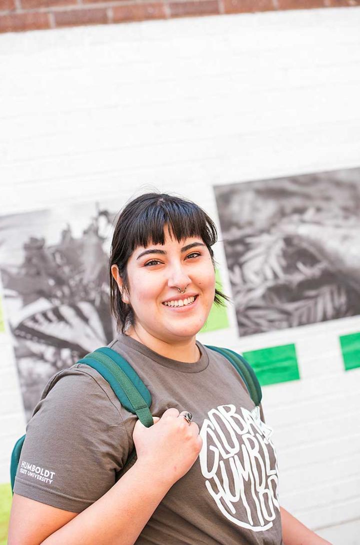 Global Humboldt Student in Old Town Eureka