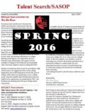 Spring 2016 Newsletter